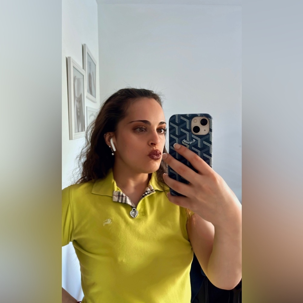 Burberry Green Polo